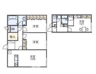 ＵＥＨＡＲＡの物件間取画像